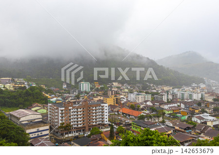 Angra dos Reis Brazil mountain city sea landscape panorama. Angra dos Reis Brazil mountain city sea landscape panorama. 142653679