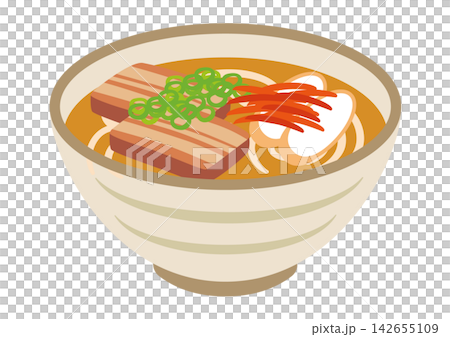 沖繩特色蕎麥麵插圖 沖繩特色蕎麥麵插圖 142655109