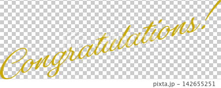 Congratulations! - Congratulations! in cursive! Congratulations! - Congratulations! in cursive! 142655251