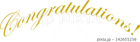 Congratulations! - 筆記体のCongratulations!おめでとうございます! Congratulations! - 筆記体のCongratulations!おめでとうございます! 142655256