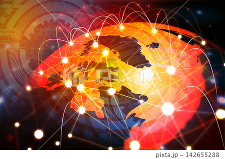 Global communication network background Global communication network background 142655288