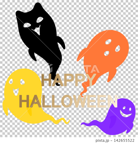 Halloween - Colorful Ghosts Halloween - Colorful Ghosts 142655522