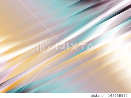 Bright glossy metallic ribbed stripes with shiny liquid foil effect Bright glossy metallic ribbed stripes with shiny liquid foil effect 142656532