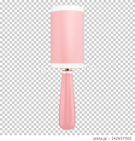 Sticky lint roller, beauty salon and cosmetic, 3d Illustration Sticky lint roller, beauty salon and cosmetic, 3d Illustration 142657505