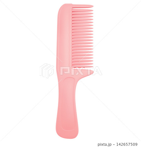 Hair comb, hairdressing salon elements concept, 3d Illustration Hair comb, hairdressing salon elements concept, 3d Illustration 142657509
