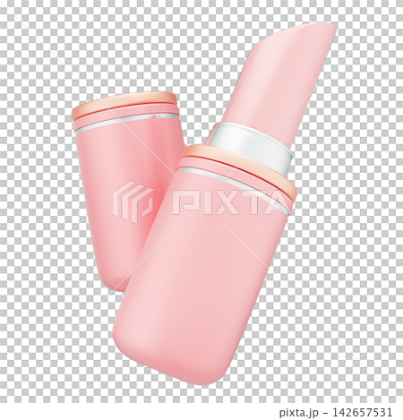 Metallic Lipsticks. 3D Illustration for Beauty Makeup and Cosmetic Concepts Metallic Lipsticks. 3D Illustration for Beauty Makeup and Cosmetic Concepts 142657531