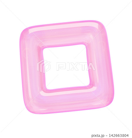 ゆめかわいいぷっくりシール風　3Dアイコン 142663804