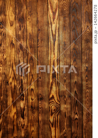 Golden pine wood background texture rustic 142664278
