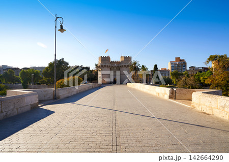 Torres de Serrano towers in Valencia Torres de Serrano towers in Valencia 142664290