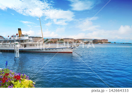 Geneva Geneve Leman lake Switzerland Geneva Geneve Leman lake Switzerland 142664333