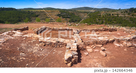 Torrejon de Gatova ruins from Iberians in Spain Torrejon de Gatova ruins from Iberians in Spain 142664346
