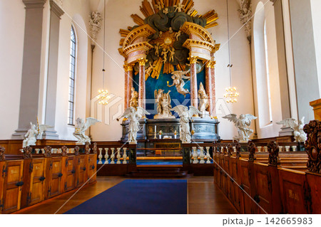 Interior of Church of Our Saviour in Copenhagen, Denmark Interior of Church of Our Saviour in Copenhagen, Denmark 142665983