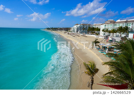 Playa del Carmen beach in Riviera Maya Playa del Carmen beach in Riviera Maya 142666529