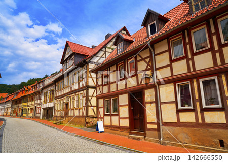 Stolberg facades in Harz mountains Germany Stolberg facades in Harz mountains Germany 142666550