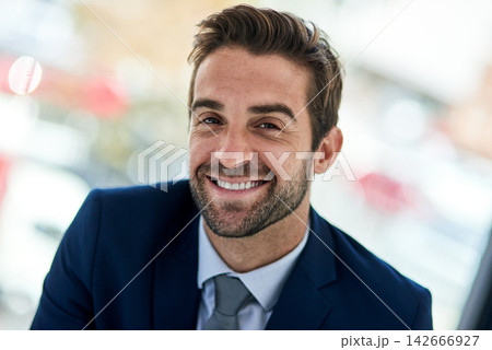 Portrait, happy or proud businessman with confidence, smile or suit in agency, company or law firm. Government consultant, corporate attorney or lawyer in business, job or workplace for legal justice Portrait, happy or proud businessman with confidence, smile or suit in agency, company or law firm. Government consultant, corporate attorney or lawyer in business, job or workplace for legal justice 142666927