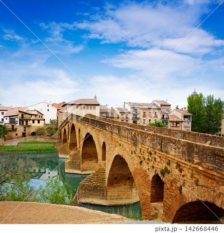 Puente de la Reina in Saint James Way bridge 142668446