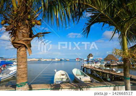 Chiquila port in Quintana Roo Mexico 142668517