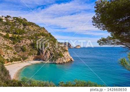 La Granadella beach in Javea of Spain La Granadella beach in Javea of Spain 142668650
