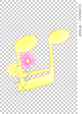 音符與波斯菊 142668733