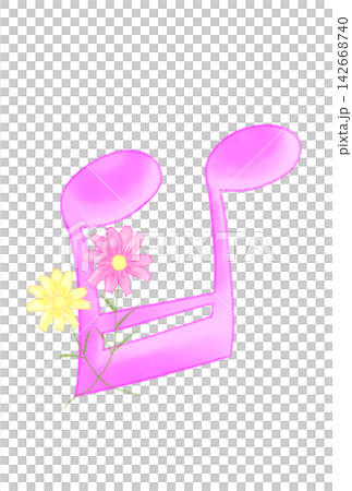 音符與波斯菊 142668740