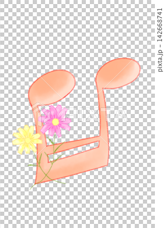 音符與波斯菊 142668741