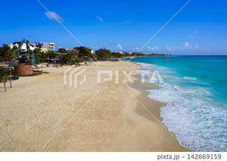 Playa del Carmen beach in Riviera Maya Playa del Carmen beach in Riviera Maya 142669159