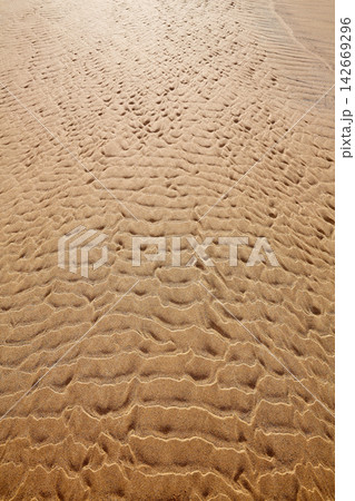 Beach sand texture Fuerteventura Canary Islands Beach sand texture Fuerteventura Canary Islands 142669296