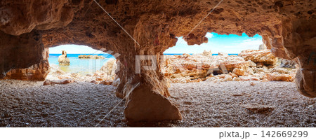 Denia Las rotas beach caves of alicante 142669299