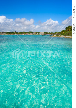 Akumal Caribbean beach in Riviera Maya 142669328