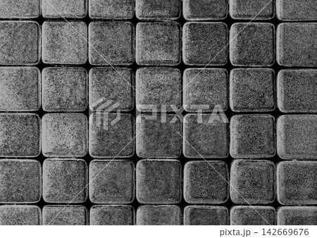 Grey abstract square ceramic tile backdrop texture mosaic structure background bathroom design gray Grey abstract square ceramic tile backdrop texture mosaic structure background bathroom design gray 142669676
