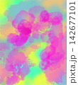 Abstract Vibrant Magenta Watercolor Splatter Vector Background with Neon Gradient 142677101
