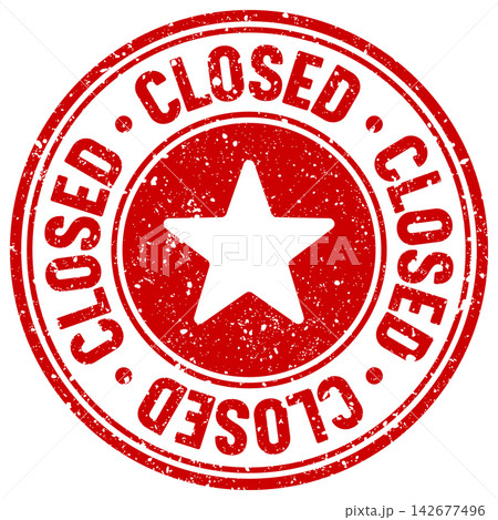 closed stamp closed stamp 142677496