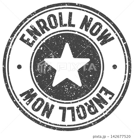 enroll now stamp enroll now stamp 142677520