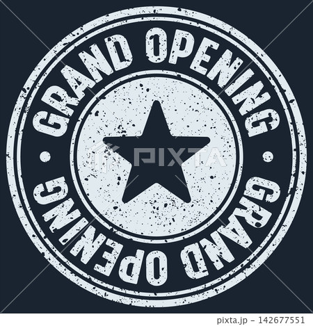 grand opening stamp grand opening stamp 142677551