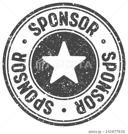 sponsor stamp sponsor stamp 142677630