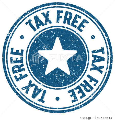 tax free stamp 142677643
