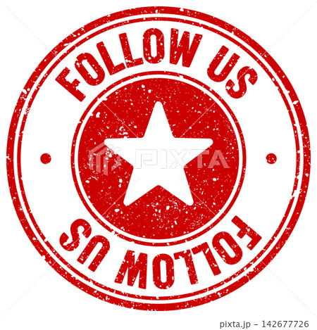 follow us stamp follow us stamp 142677726
