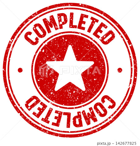 completed stamp 142677825