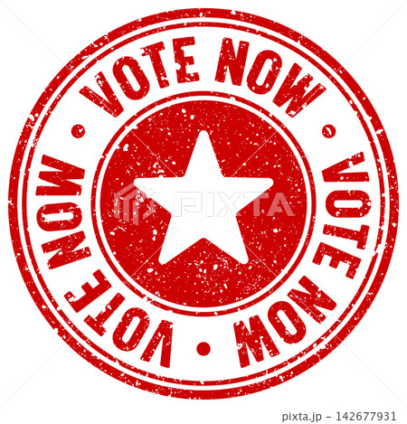 vote now stamp vote now stamp 142677931