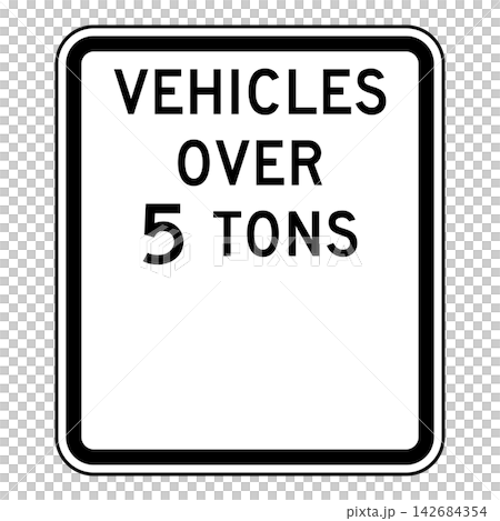 American road signs: Maximum speed limit for vehicles weighing over 5 tons American road signs: Maximum speed limit for vehicles weighing over 5 tons 142684354