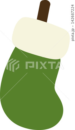 Christmas Stocking Illustration 2 Christmas Stocking Illustration 2 142687224