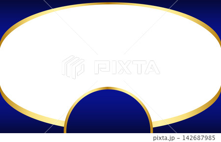 Geometric gradient luxury background with gold metallic frame border Geometric gradient luxury background with gold metallic frame border 142687985