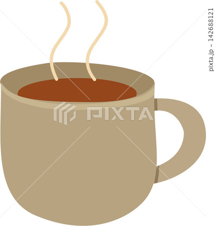 Cup of Hot Drink Illustration Cup of Hot Drink Illustration 142688121