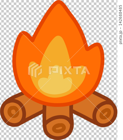 Blazing Campfire Blazing Campfire 142688485