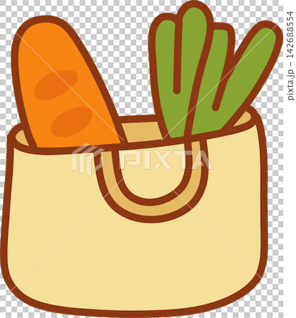 Tote Bag with Groceries Tote Bag with Groceries 142688554