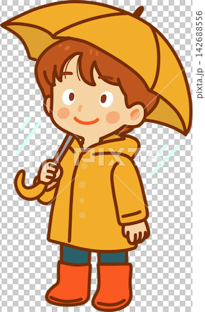 Boy in Yellow Raincoat Boy in Yellow Raincoat 142688556