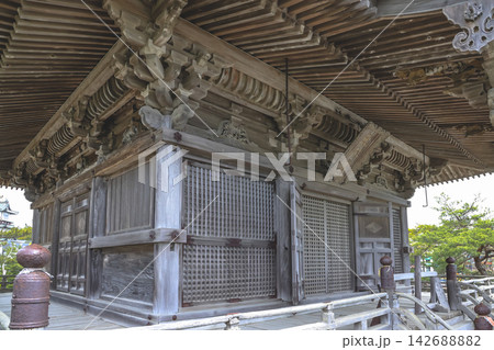 April 28 2026 Godaido Temple pavilion on cliff surrounded by pine trees 142688882