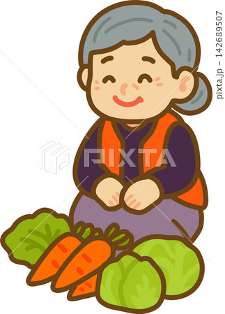 Elderly Woman Farmer Elderly Woman Farmer 142689507