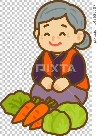 Elderly Woman Farmer 142689507