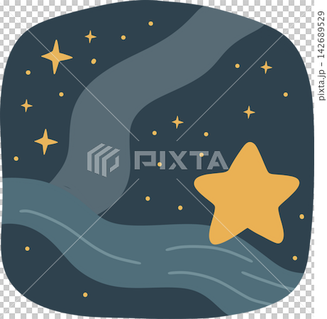 Night Sky with Stars Night Sky with Stars 142689529